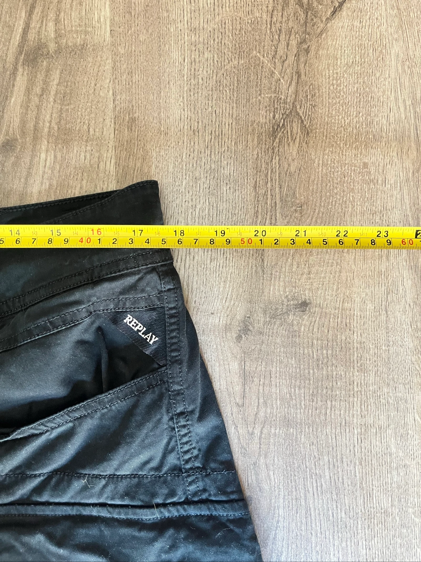 Replay Cargo Pants Black W33 Utility Tactical Workwear Vintage Streetwear – photo 9